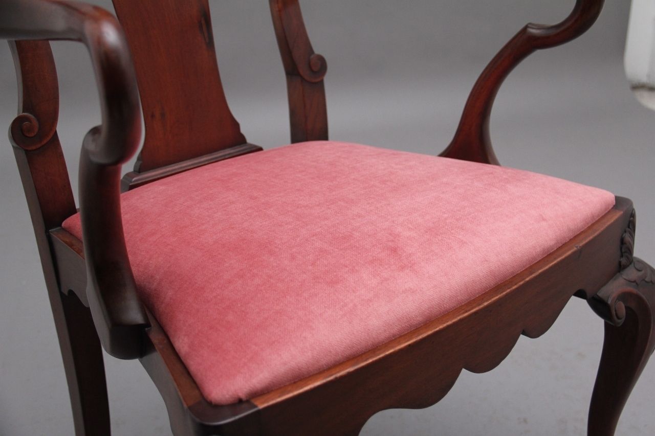 Furniture Set Of Eight 19th Century Mahogany Dining Chairs photo