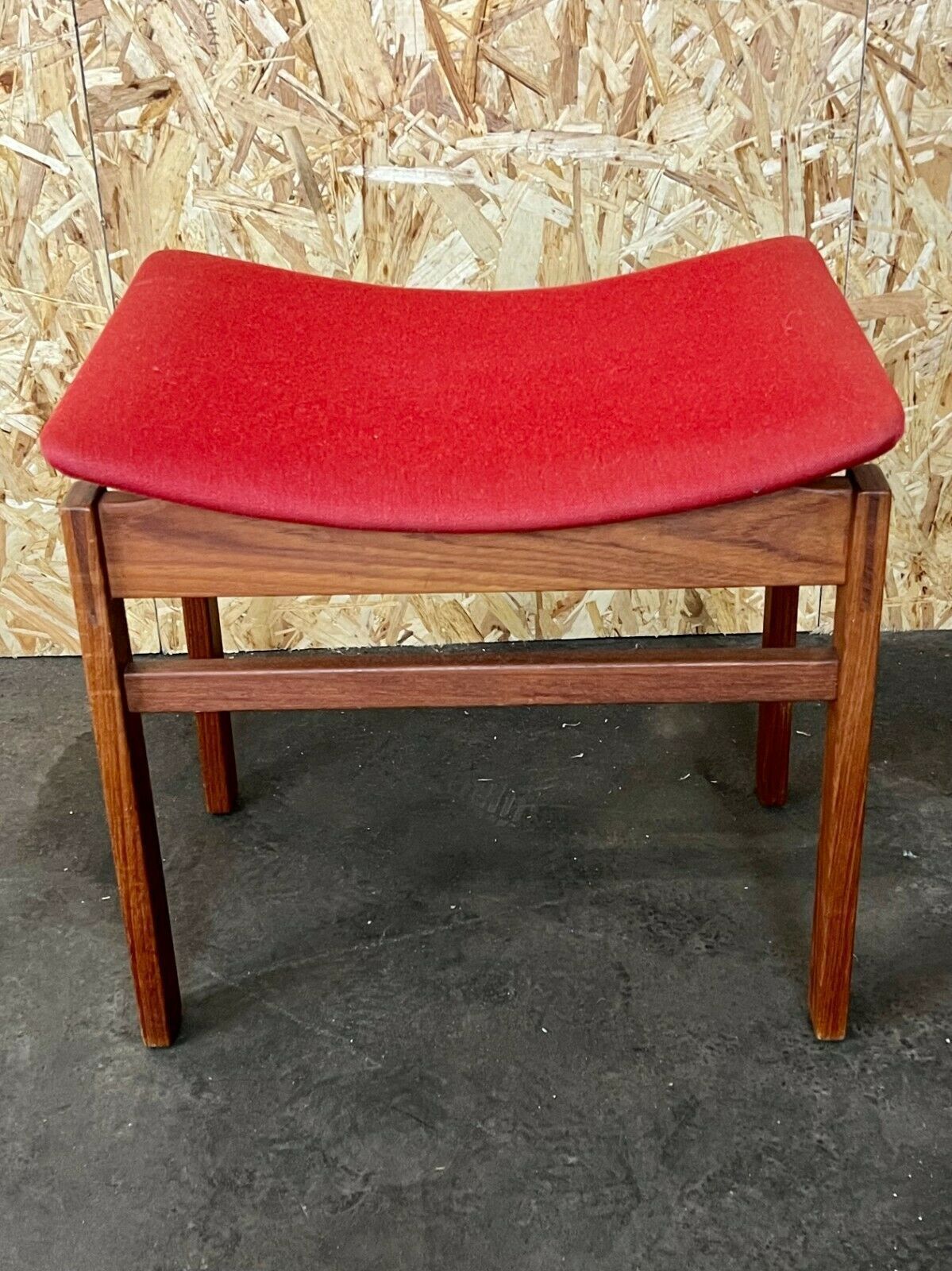 60s 70s Stool Ottoman Teak Inger Klingenberg For France & Daverkosen photo for sale