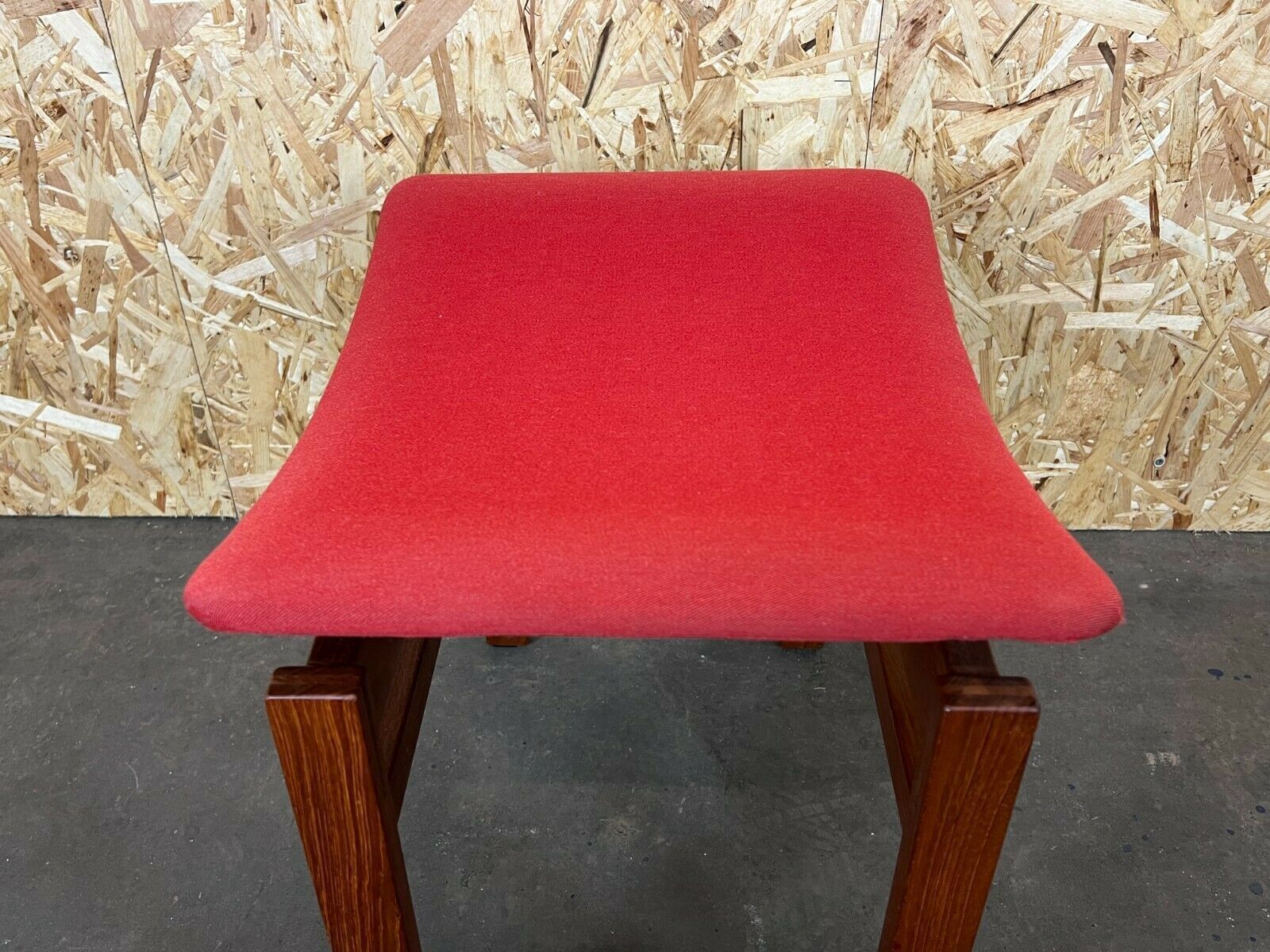 60s 70s Stool Ottoman Teak Inger Klingenberg For France & Daverkosen photo vinterior