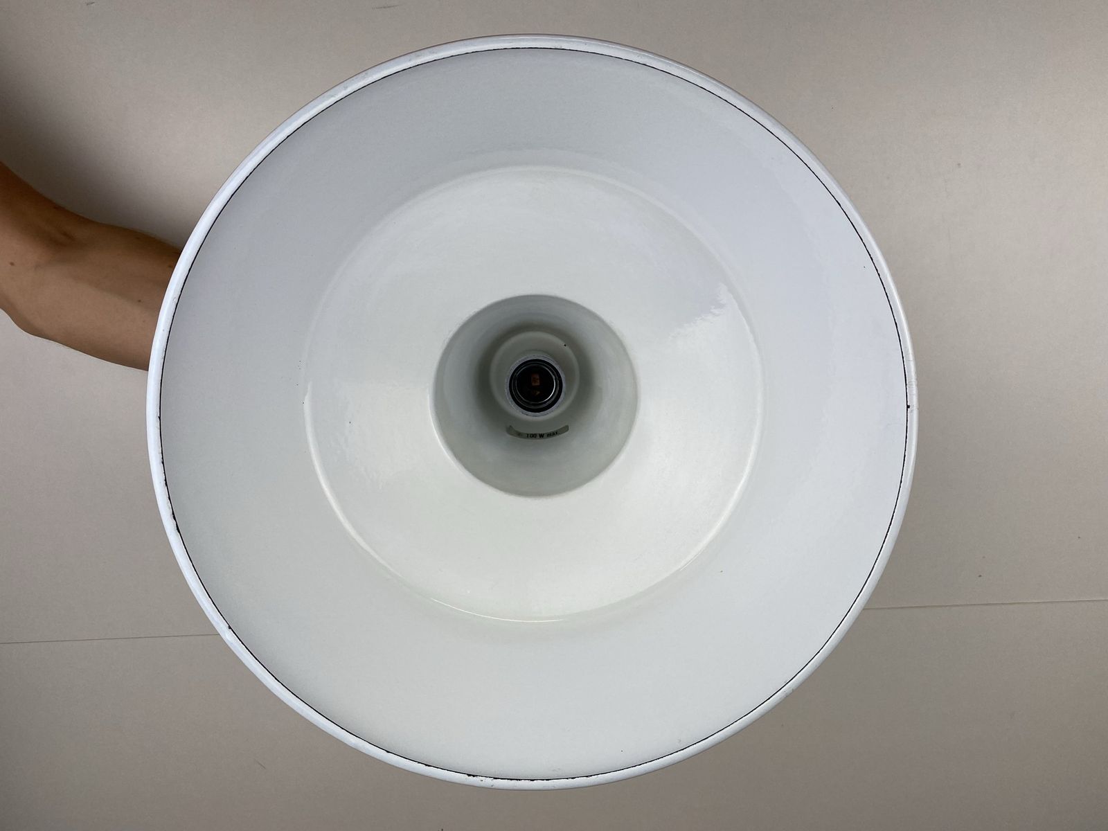 Set Of 2 Original 1960s Louis Poulsen Ceiling Lamps photo Lighting