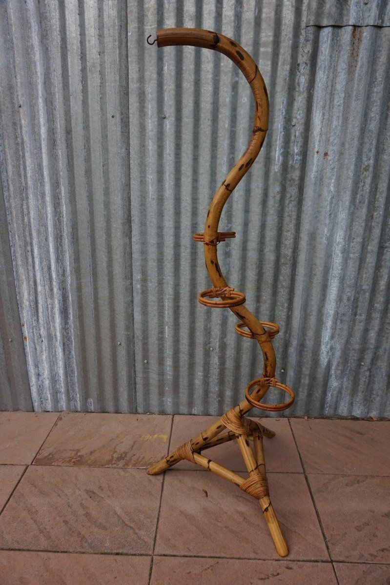 photo furniture Bamboo Plant Stand From Rohe Noordwolde, 1960s
