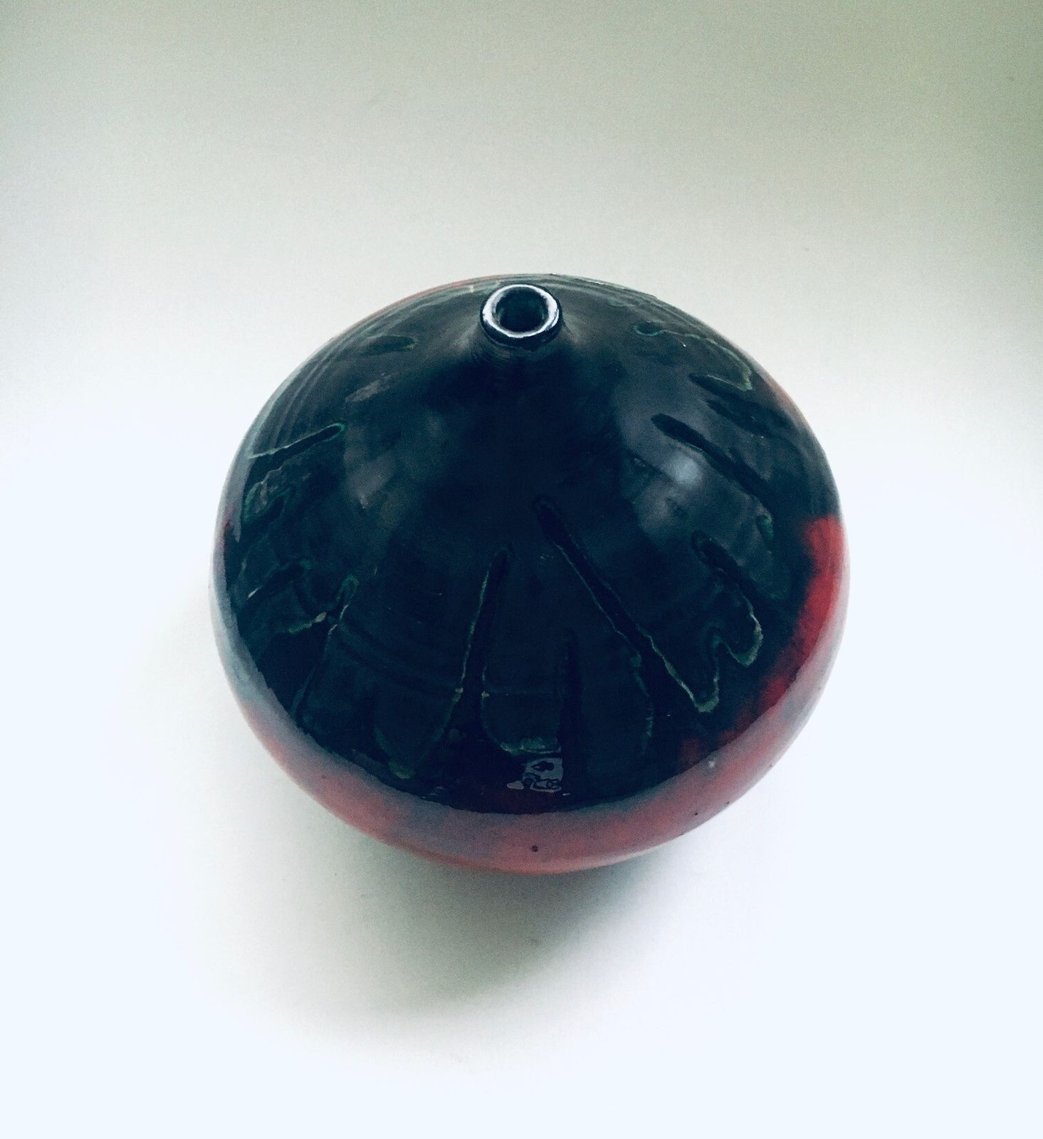 Vintage Céramiques D'art Signées Ceramic Art Vase  Rigo Belgium 1960's photo Home Decor