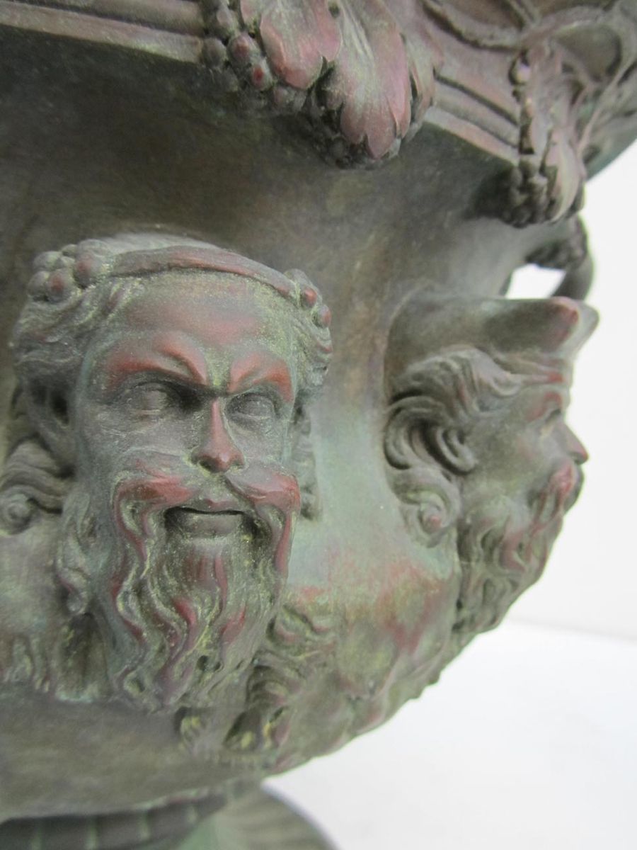 photo for sale Antique Bronze Warwick Albani Planters From Cd, Set Of 2