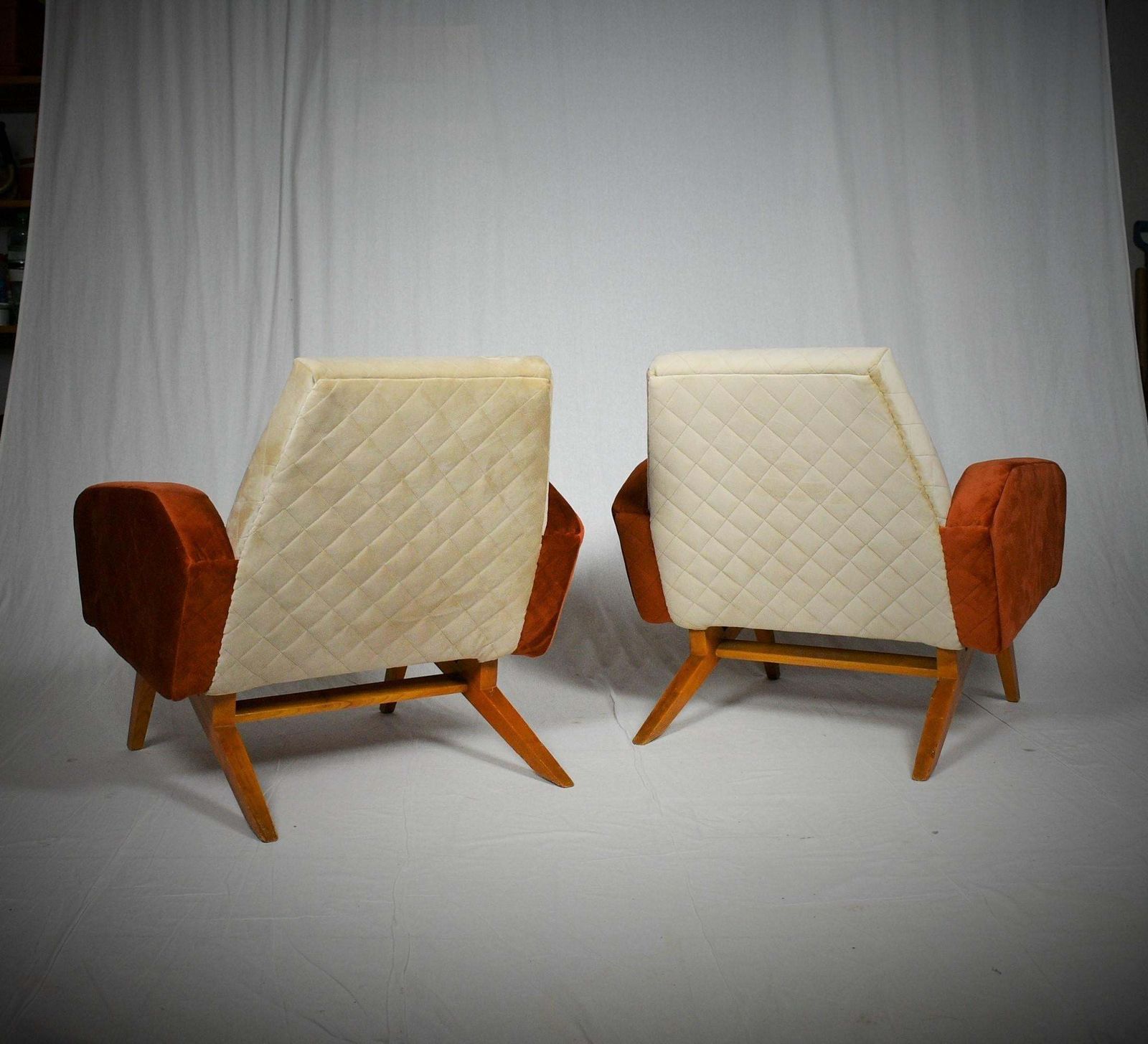 Midcentury Italian Armchairs 1965 photo vinterior
