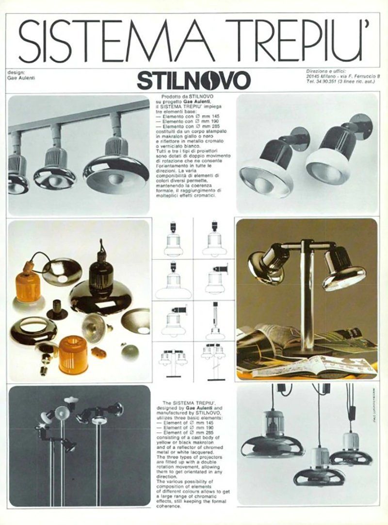 Suspended Trepiu’ System By Gae Aulenti For Stilnovo photo 600.0