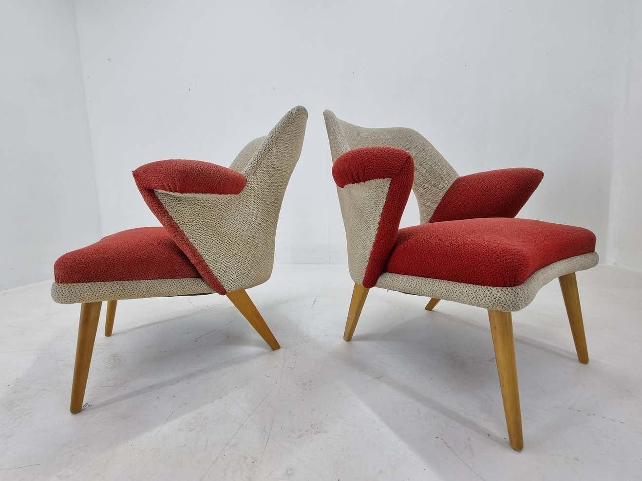 Set Of Two Very Rare Mid Century Armchairs, 1960s photo furniture