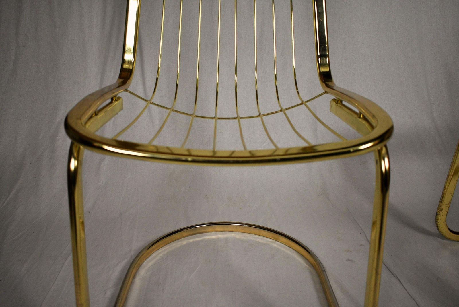 Pair Of Midcentury Design Chrome Chairs /Gastone Rinaldi, 1970s photo for sale