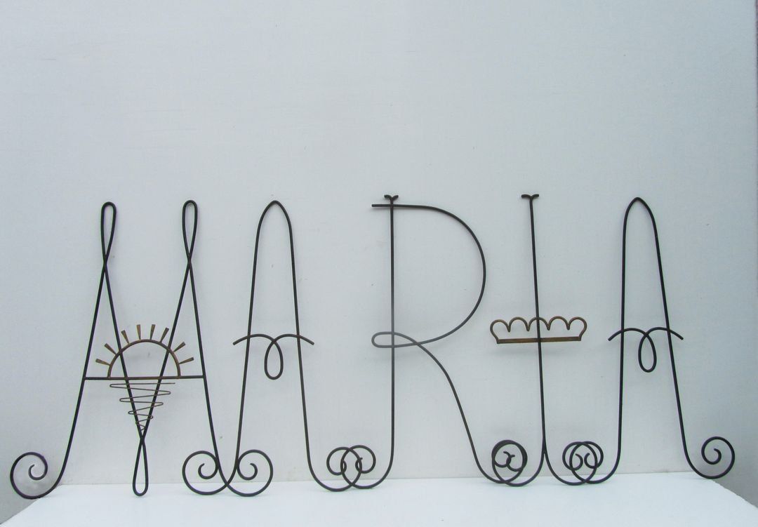Dutch Church Maria Letter Set, 1800s photo furniture