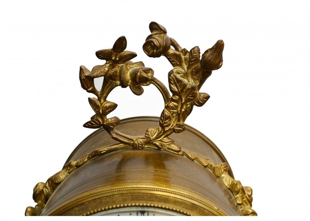 French Mantle Clock Set Garniture Marble 1880 photo furniture