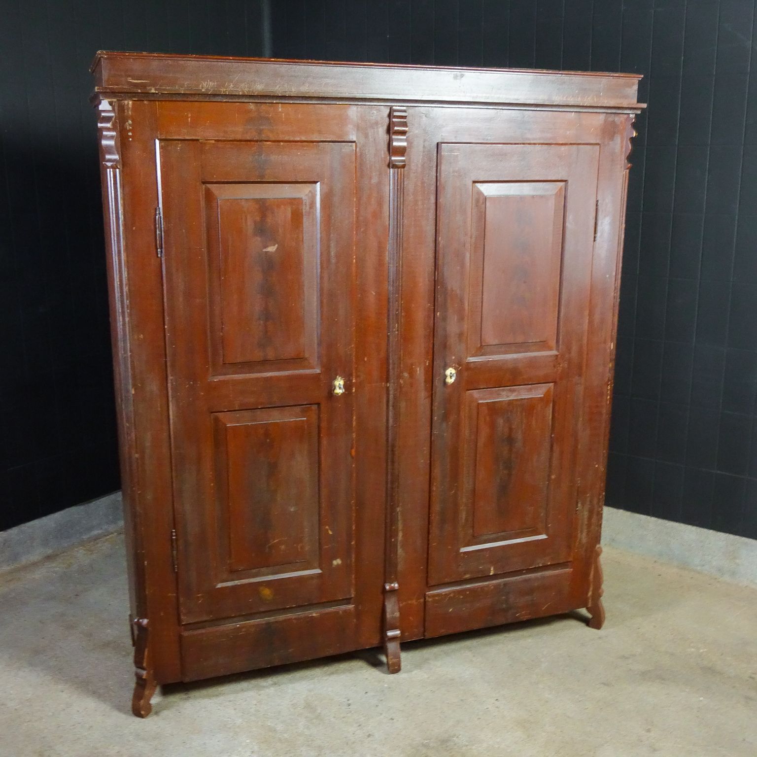 Brocante Tweedeurskast – Patina – Begin 1900 photo Meubels