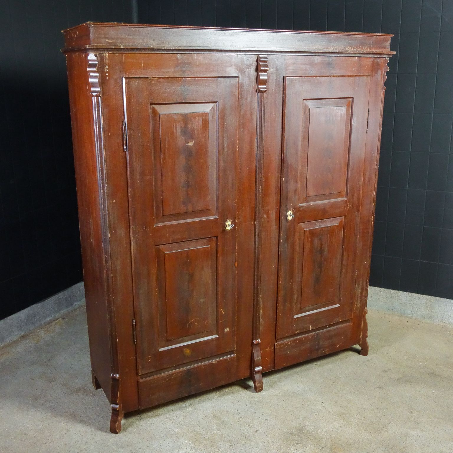 Brocante Tweedeurskast – Patina – Begin 1900 photo buy