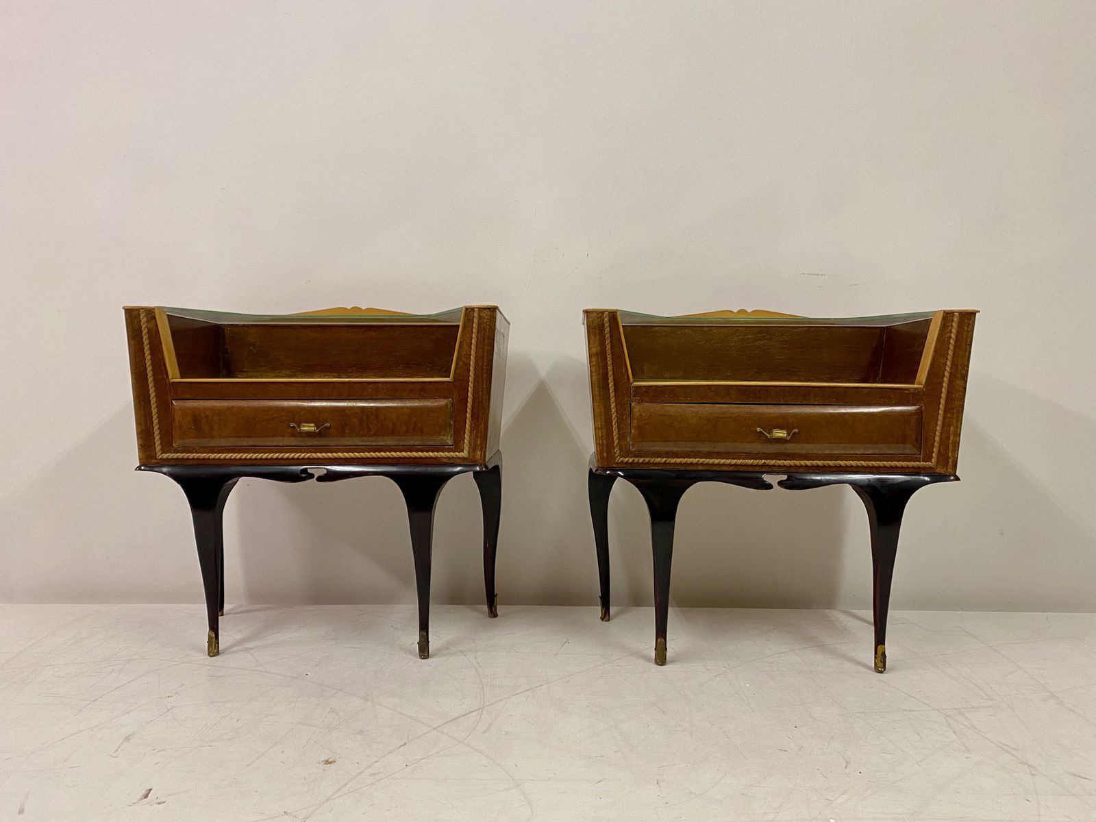 Pair Of 1960s Italian Bedside Tables photo furniture