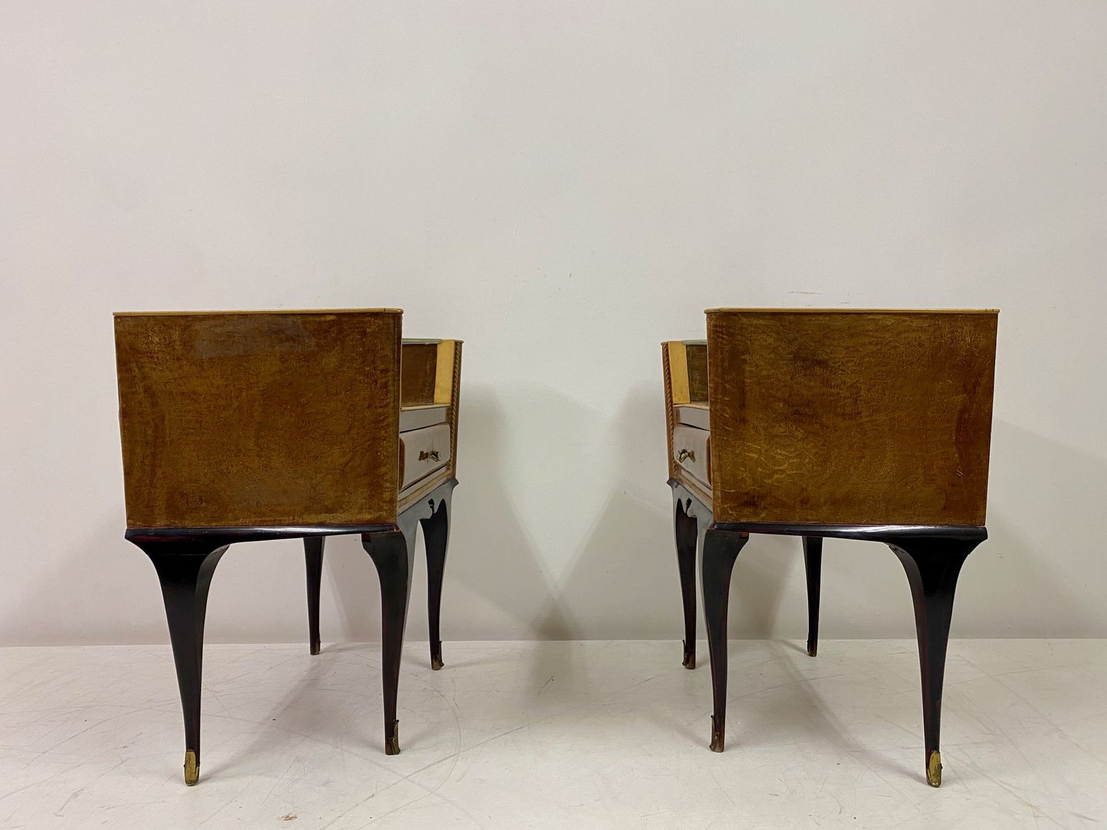 Pair Of 1960s Italian Bedside Tables photo vintage