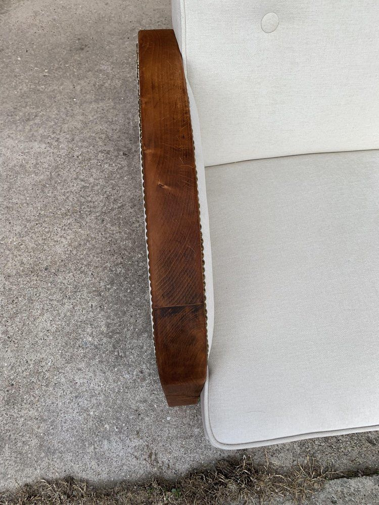 Art Deco Beige Lounge Chair, 1920s photo buy