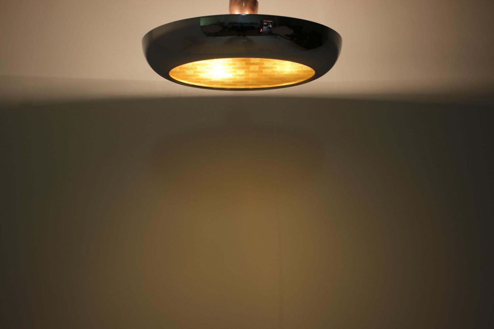 photo furniture Bauhaus Ufo Pendant By Josef Hurka For Napako, 1940's
