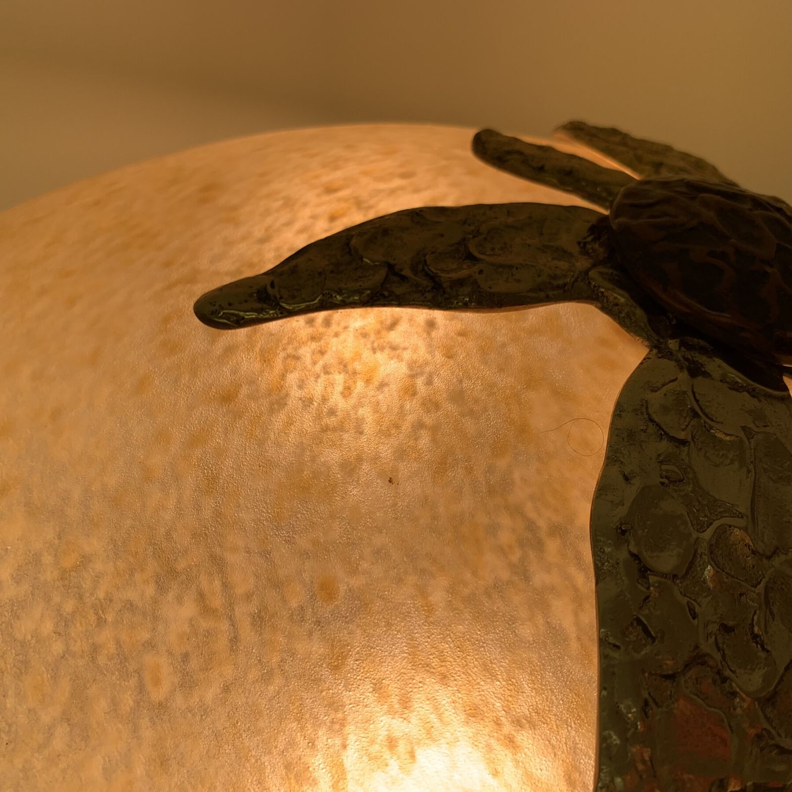 Unieke Italiaanse Glazen Plafondlamp, Jaren 1970 photo Verlichting