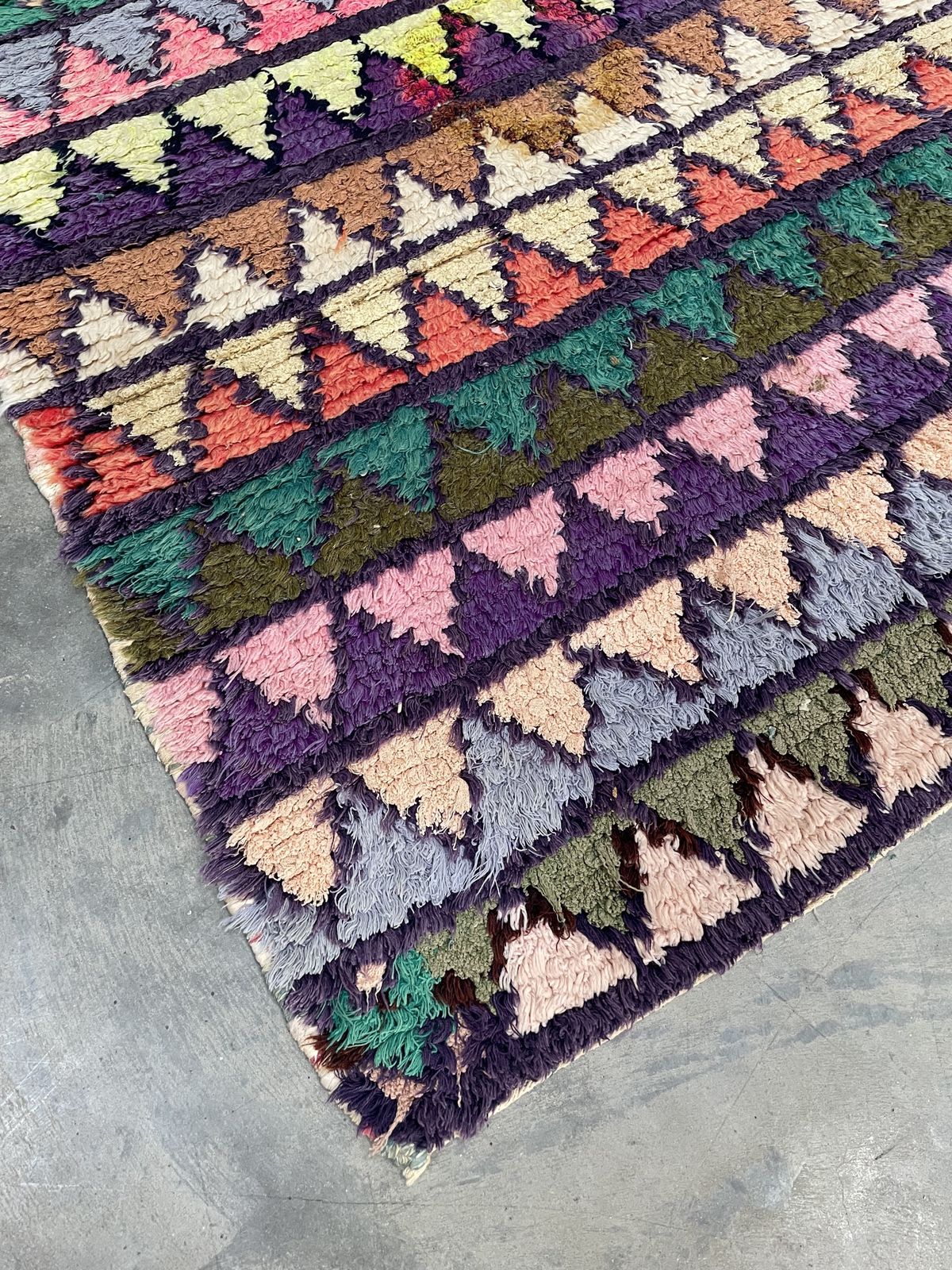 Vintage Boucherouite Rug/Runner   Approximately 180x104cms Active photo furniture