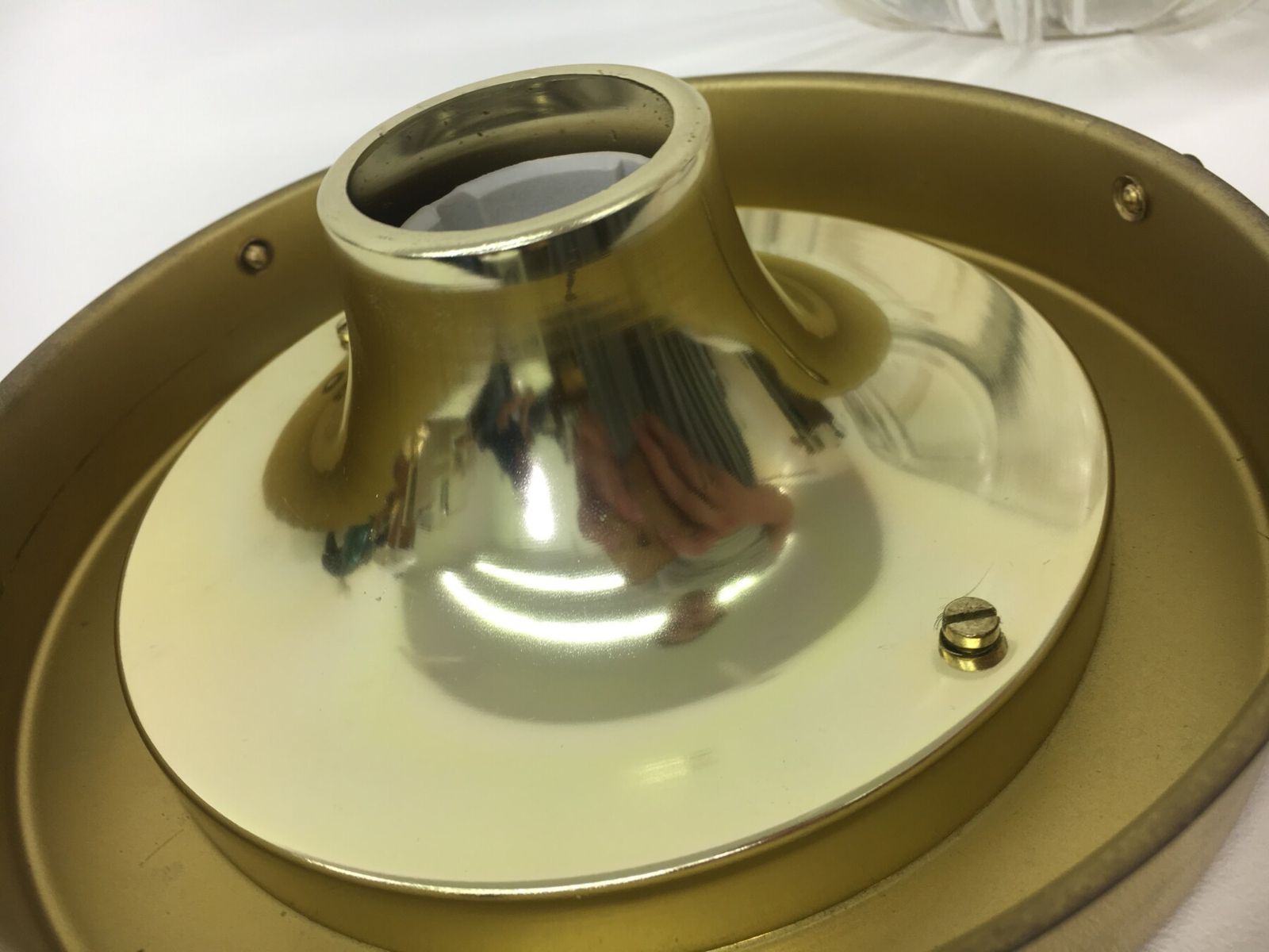 Limburg Glashutte Wandlamp / Plafondlamp, Jaren 1970 photo vintage