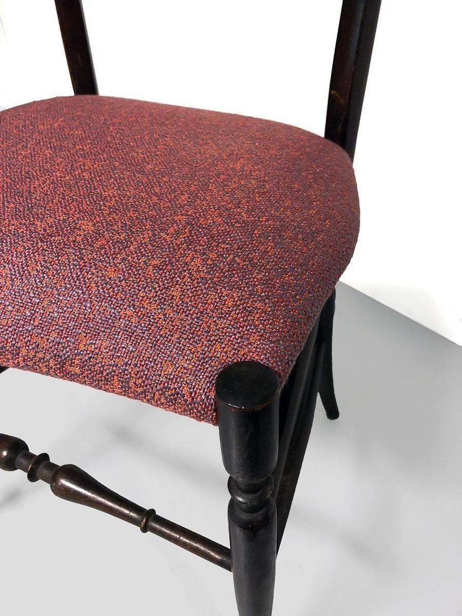Vintage Campanino Chiavari Chair With Rubelli Fabric By Levaggi photo 348.0