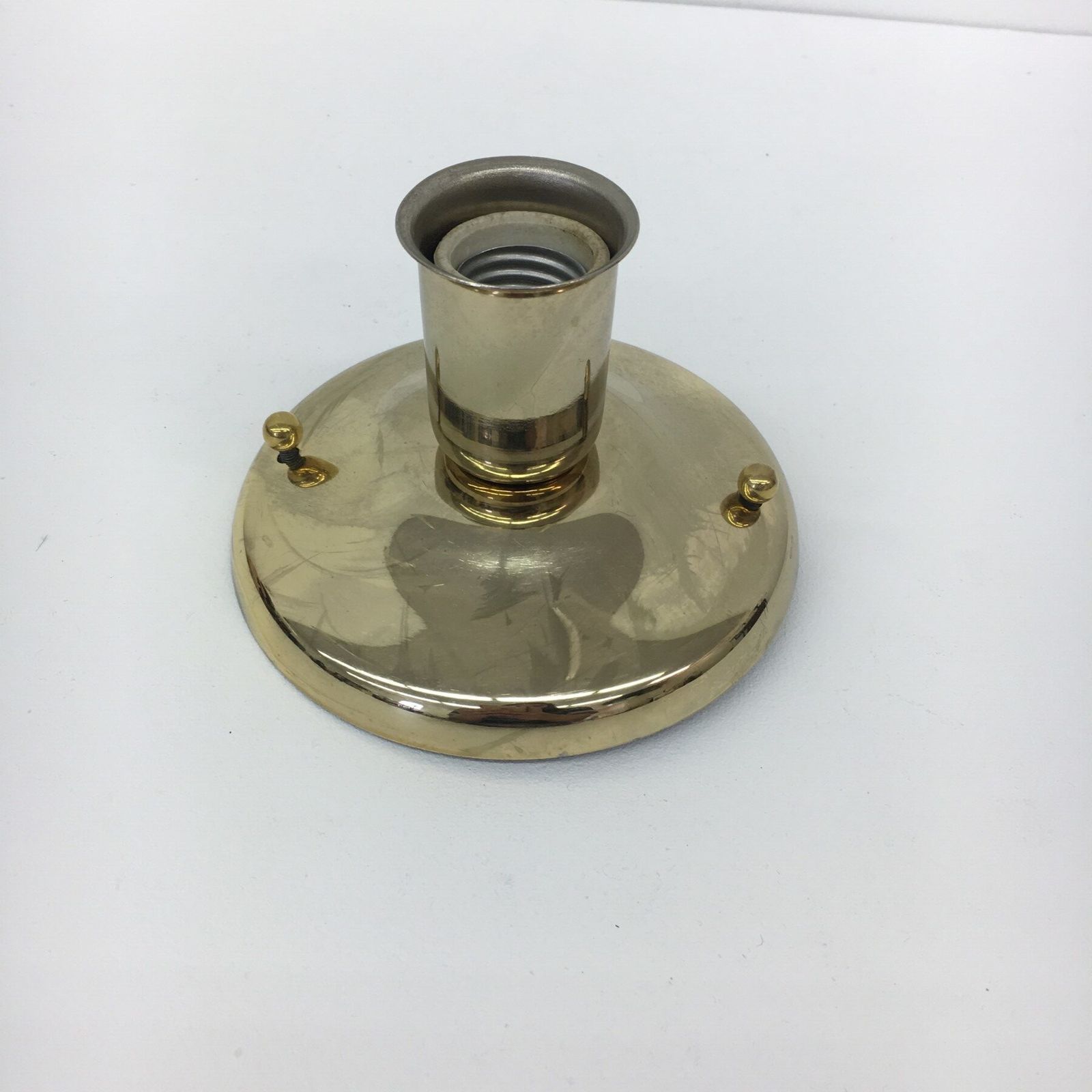 Mid Century Minimal Schonbek& Co. Gold Light Fixture , 1970;S