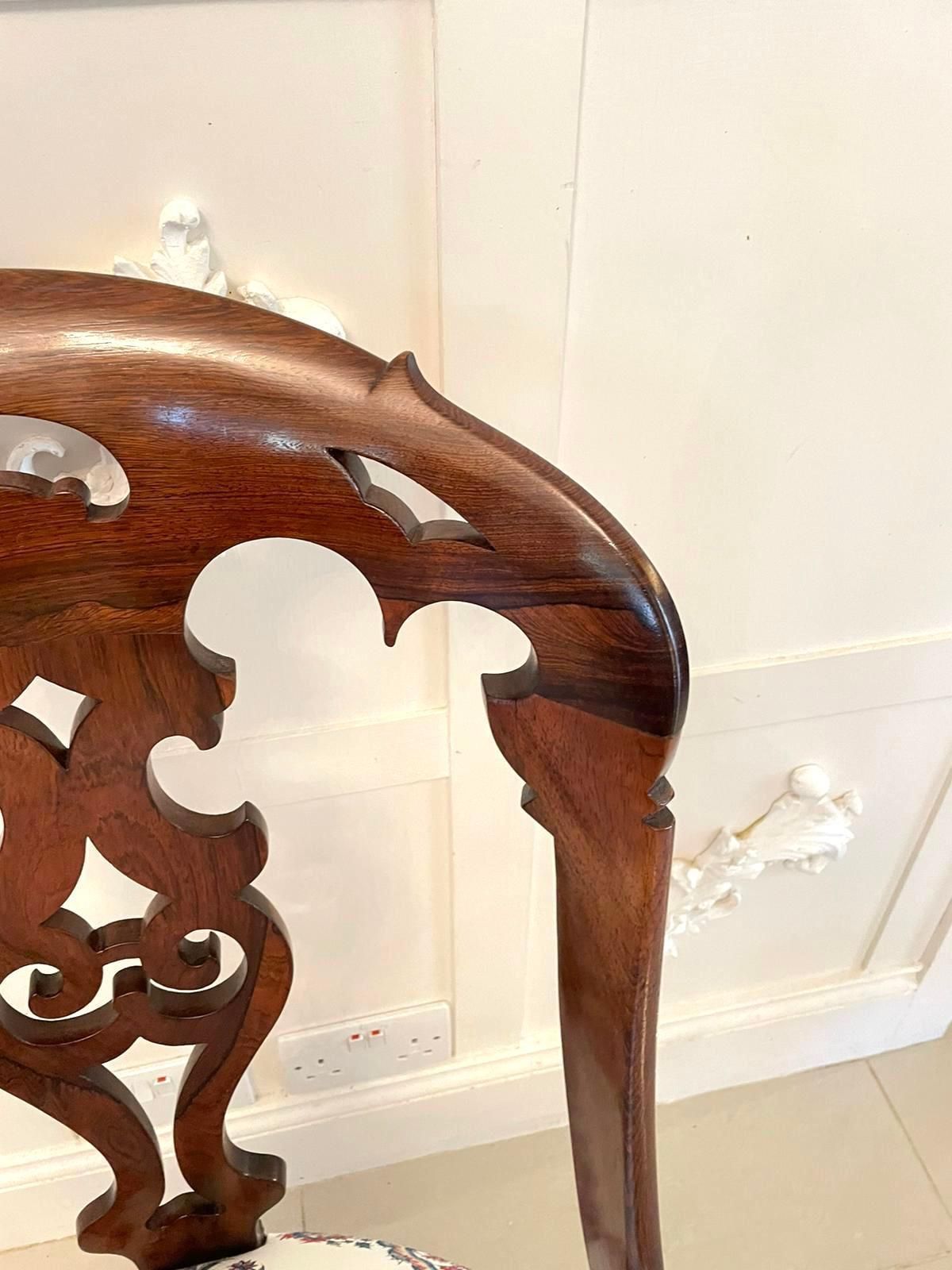 photo for sale Antique Victorian Quality Rosewood Side Chair