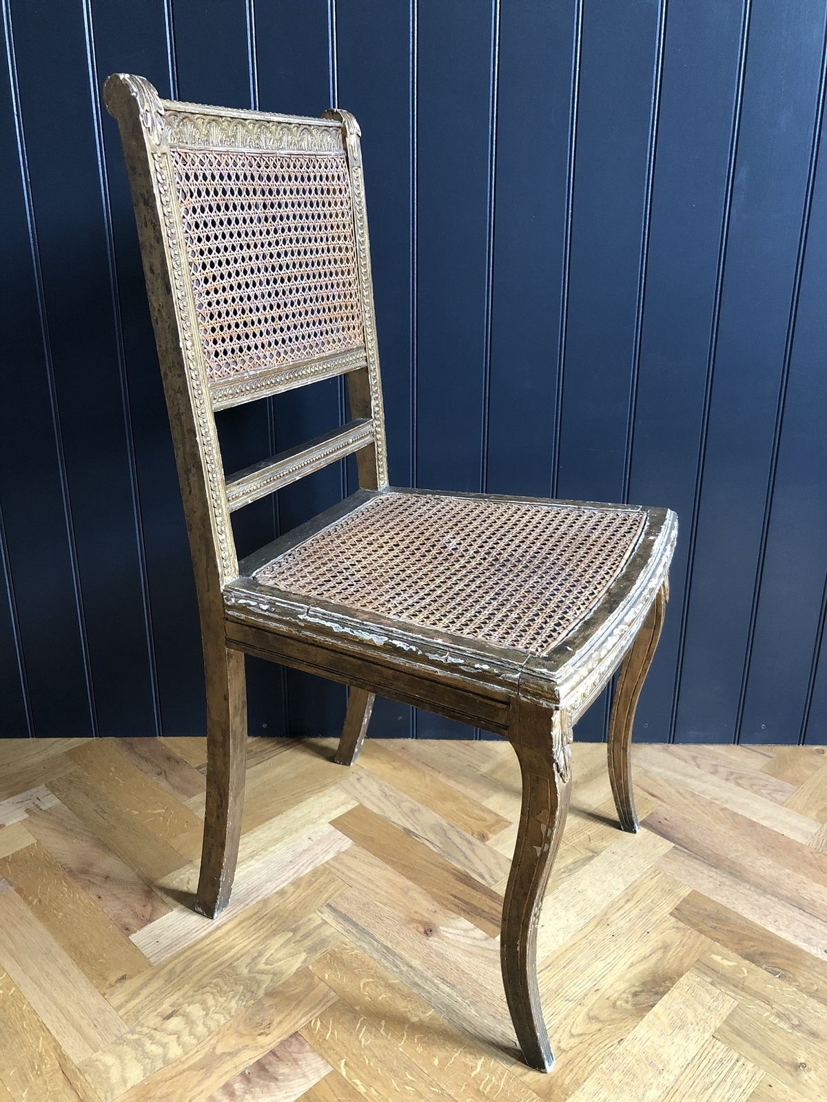 Regency Giltwood And Cane Seated Occasional Chair, 1810 photo Furniture