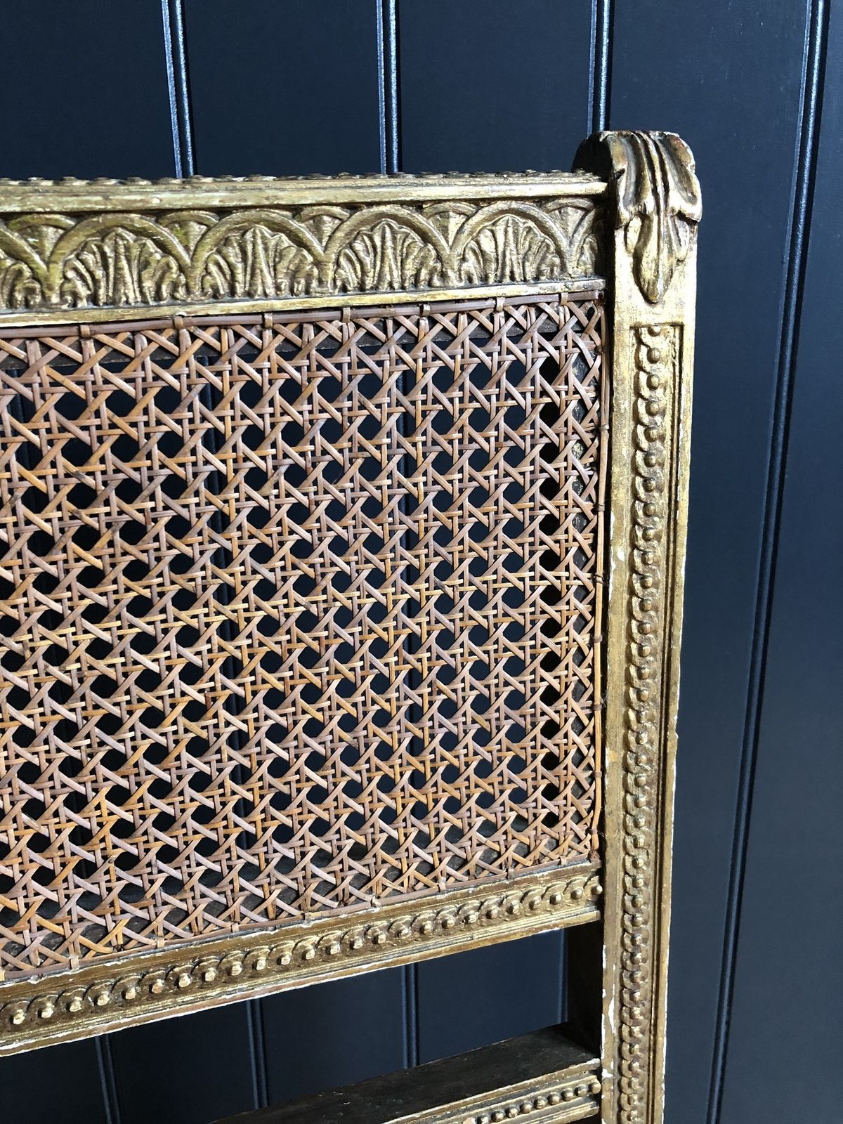 Regency Giltwood And Cane Seated Occasional Chair, 1810 photo 170.0