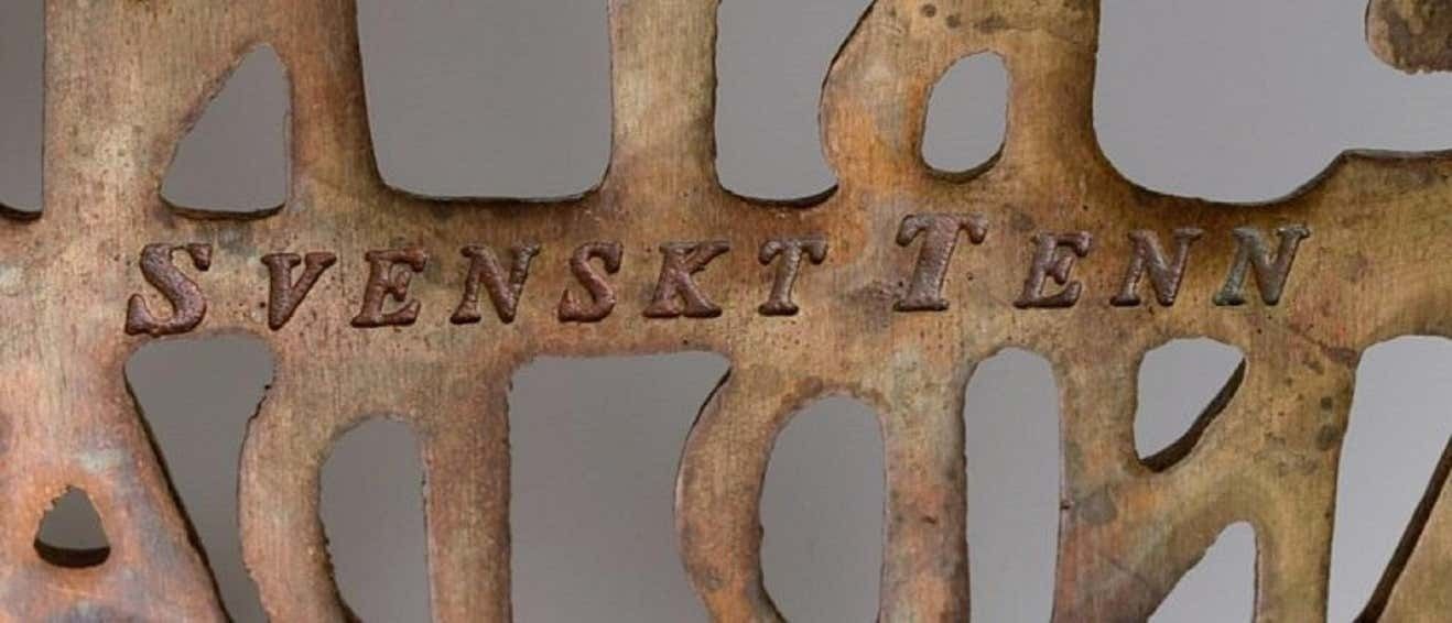 Estrid Ericson For Svenskt Tenn, Stockholm, Two "Bless This House" Trivets photo 1123.0