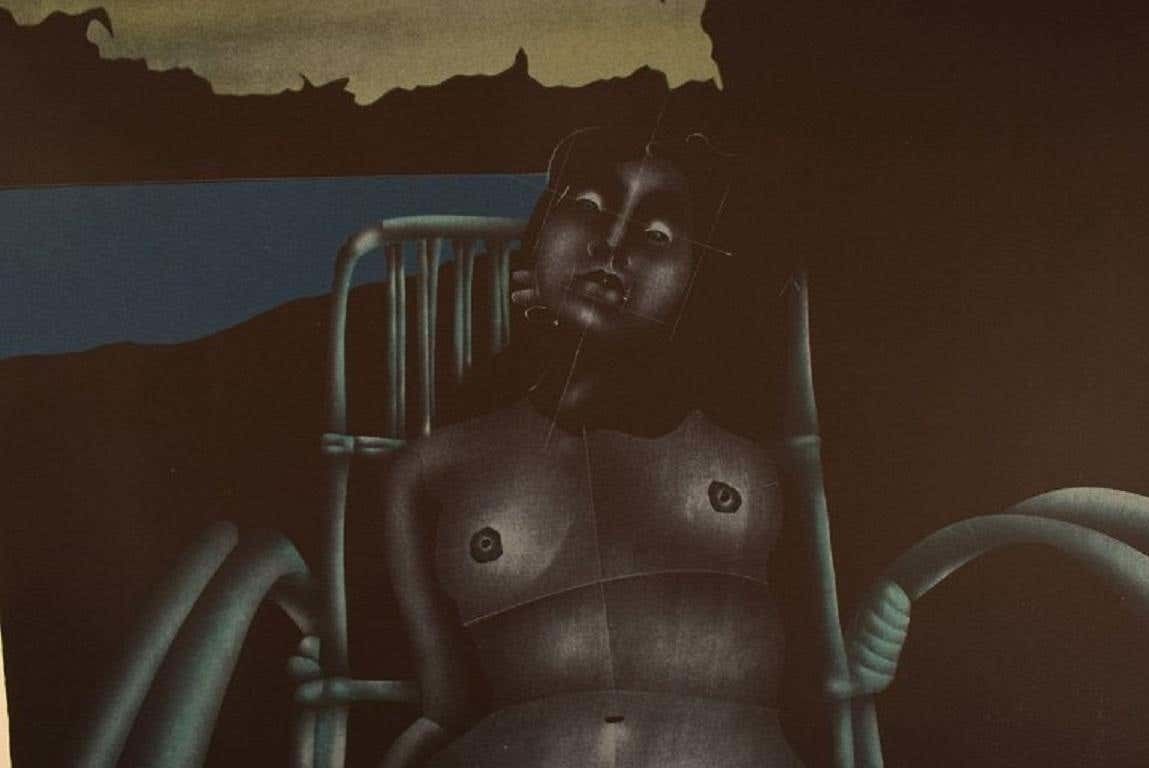 Paul Wunderlich, Germany, Erotic Color Lithography photo Art