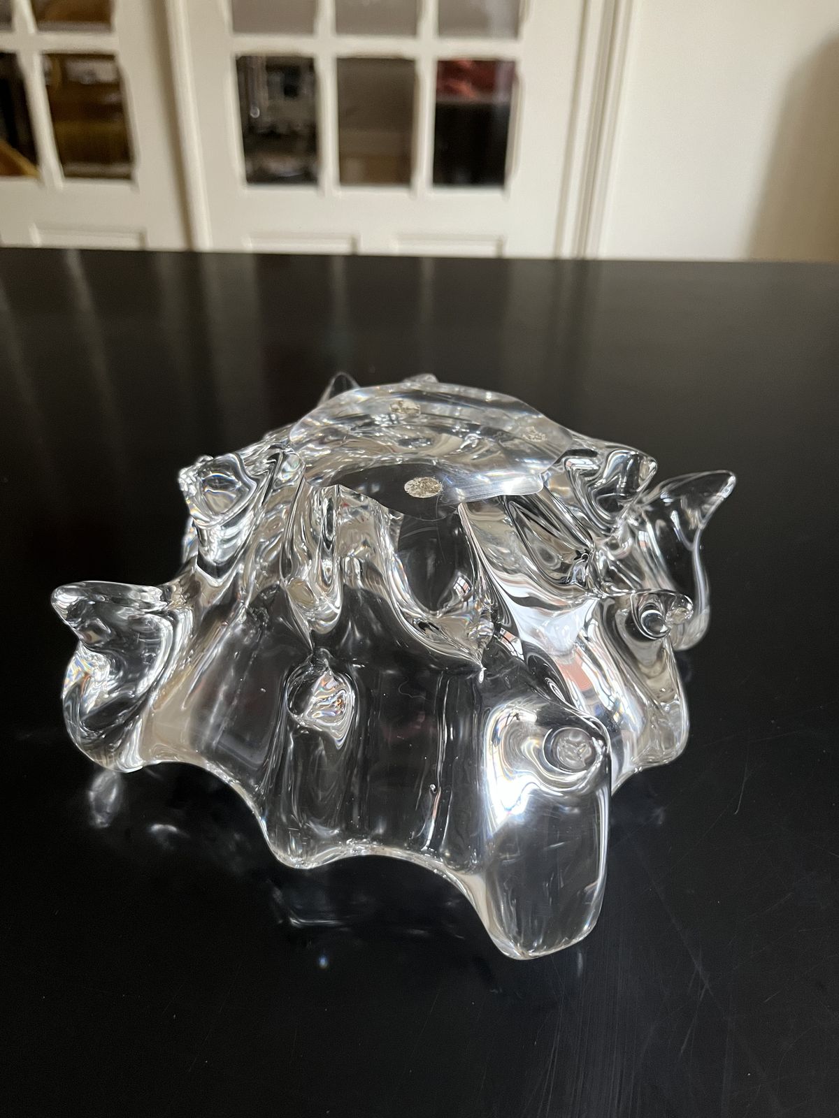 Crystal Ashtray Year 70s, 1970s photo for sale