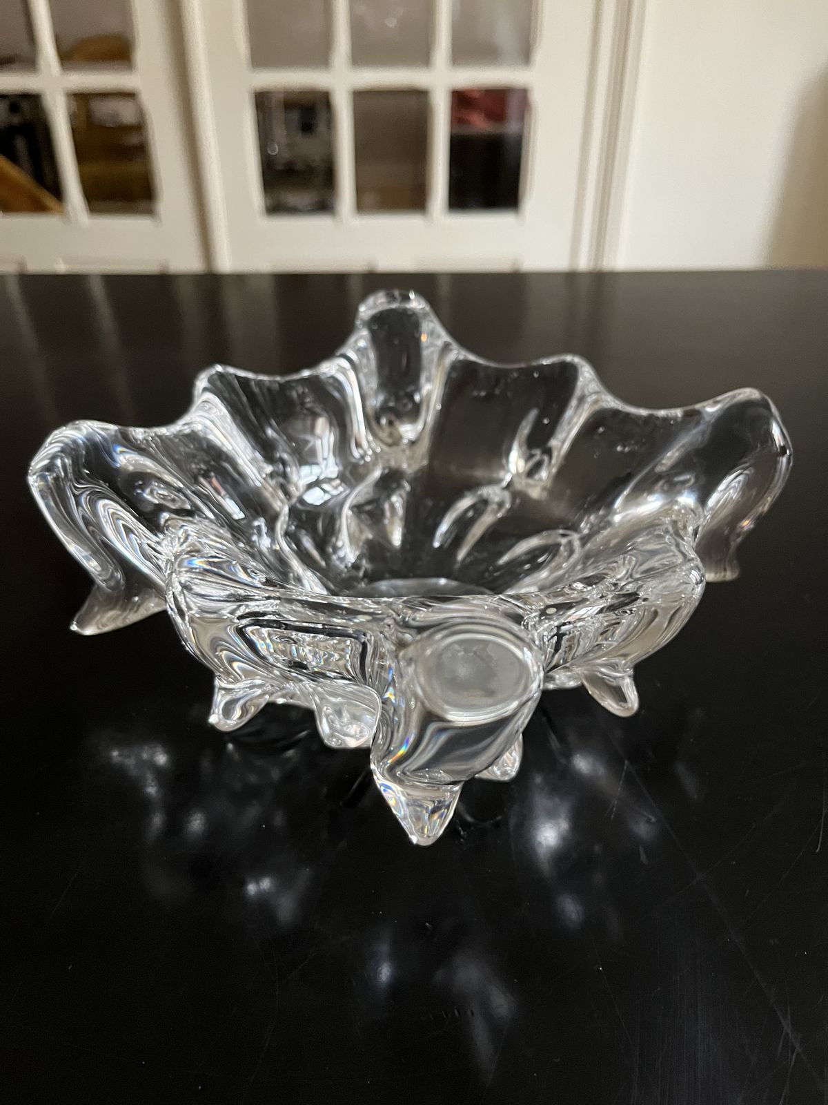 Crystal Ashtray Year 70s, 1970s photo Home Decor