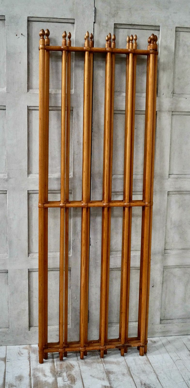 Victorian Arts & Crafts Pitch Pine Room Divider photo furniture