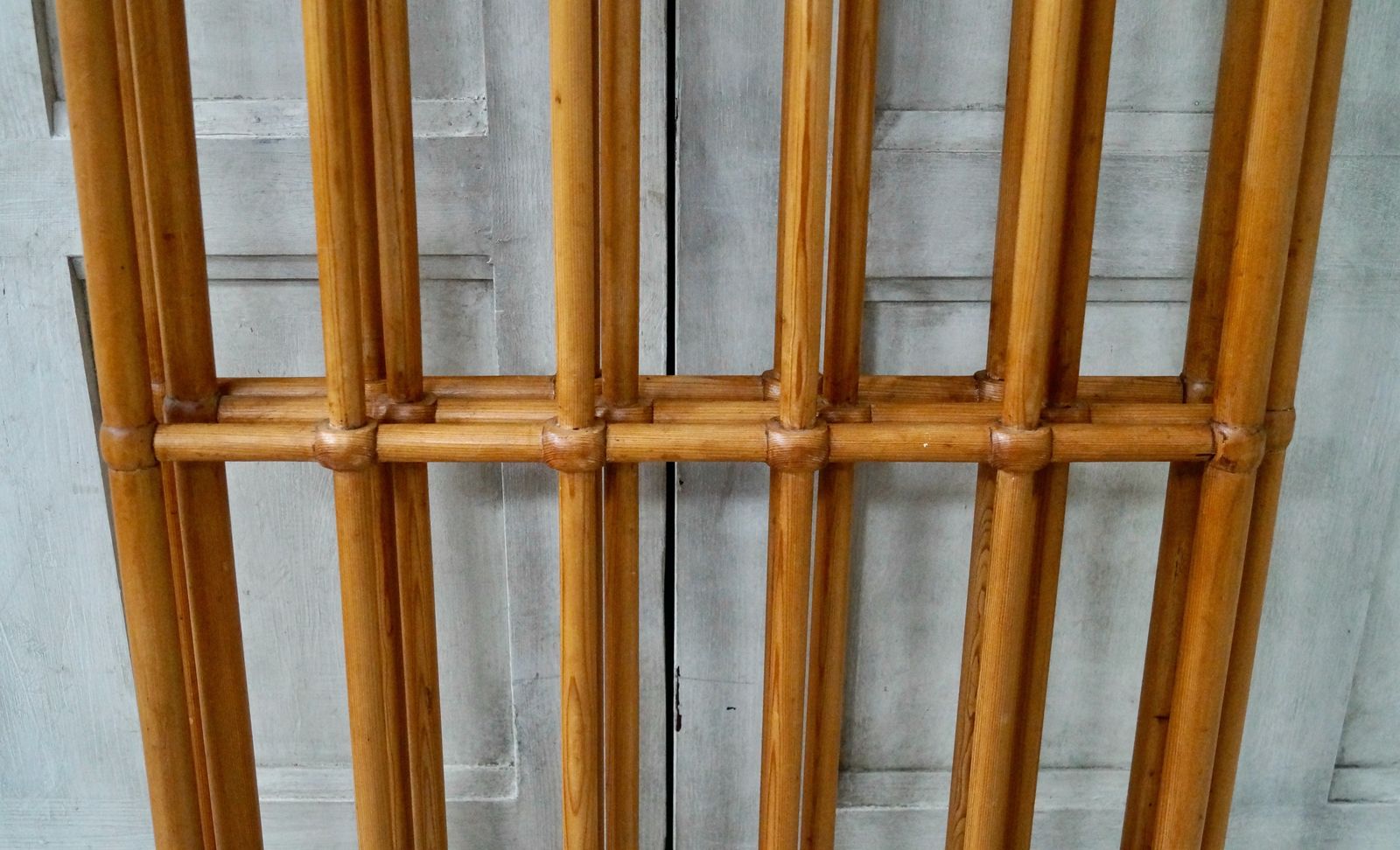 Victorian Arts & Crafts Pitch Pine Room Divider photo vinterior