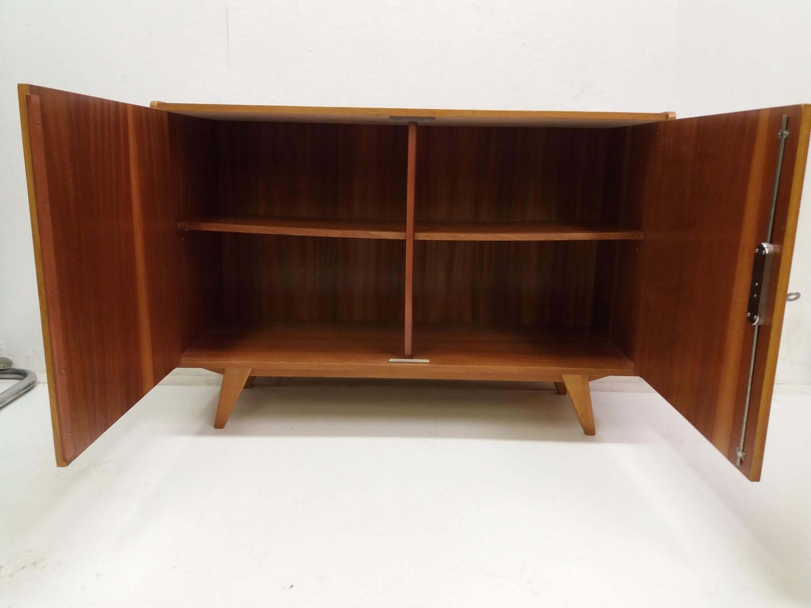 1960 Retro Oak Chest Of Drawers Jiroutek, Czechoslovakia photo Furniture