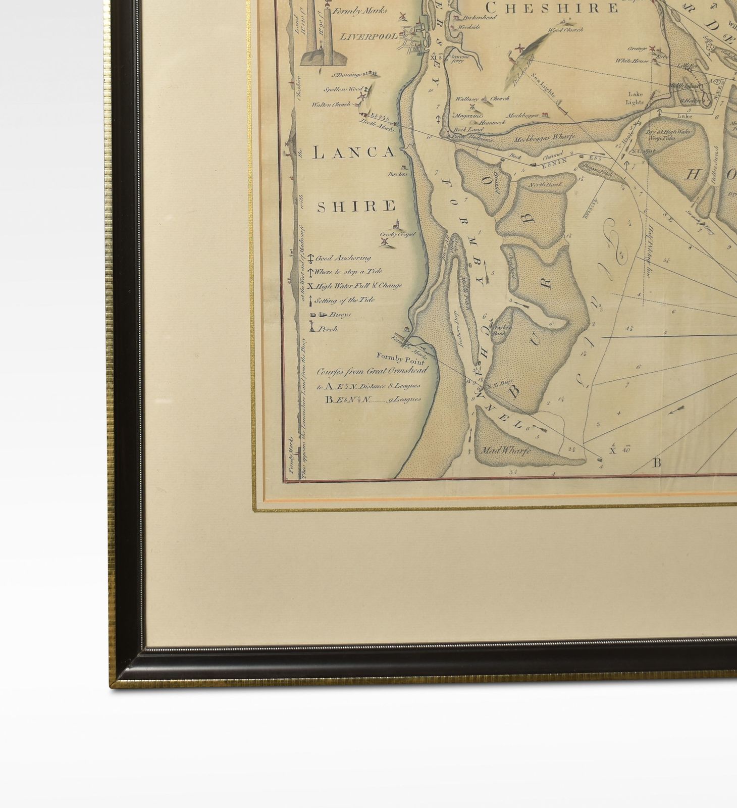 Chart Of The Harbour Of Liverpool photo for sale