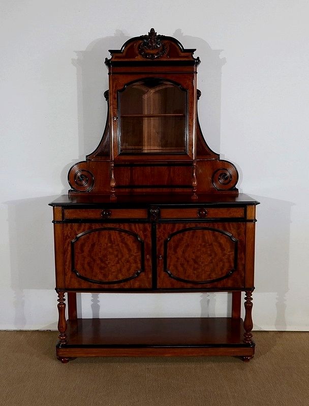 Mahogany  Vitrine,  Late 19th Century