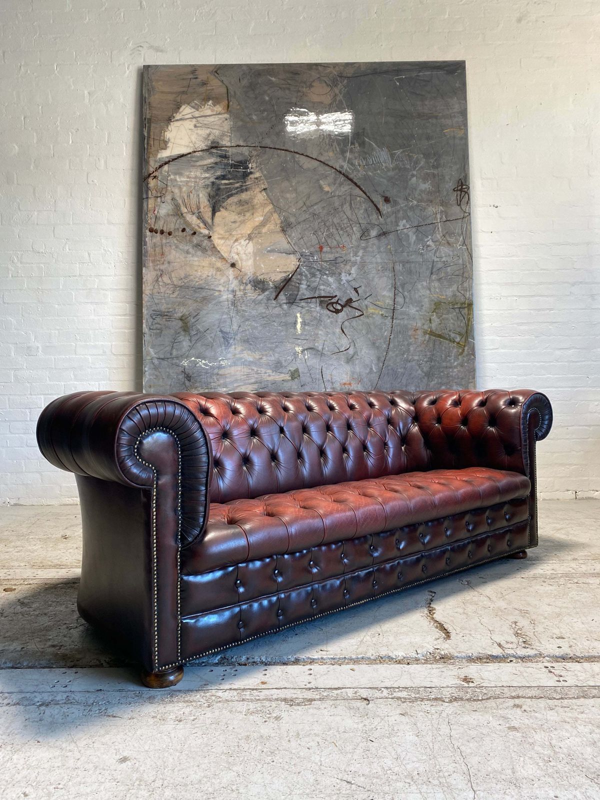 photo furniture A Great Vintage Midc Chesterfield