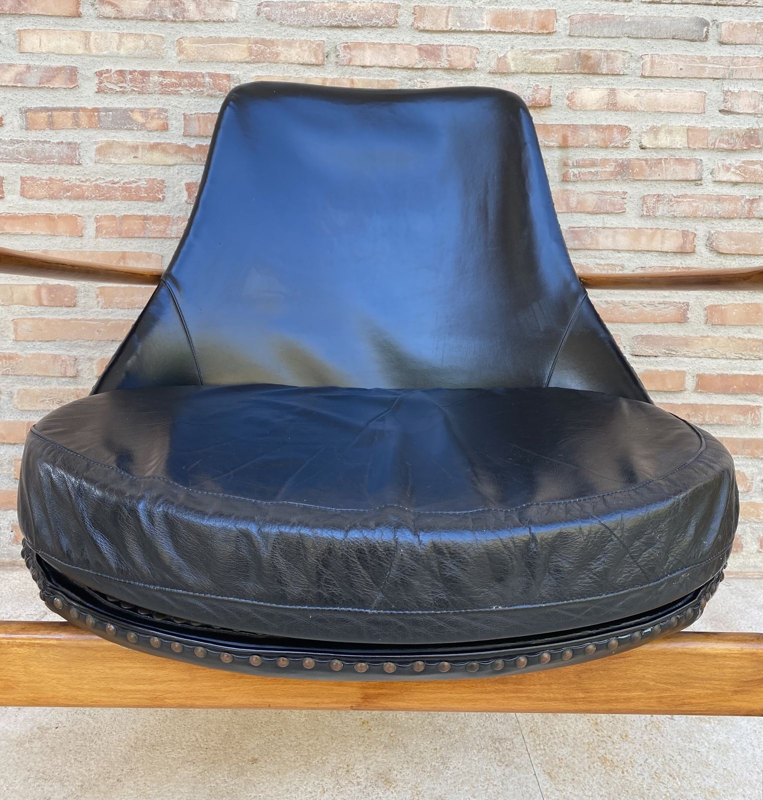 photo vintage Ib Kofod Larsen Elizabeth Lounge Chair Stijl, Set Van Twee