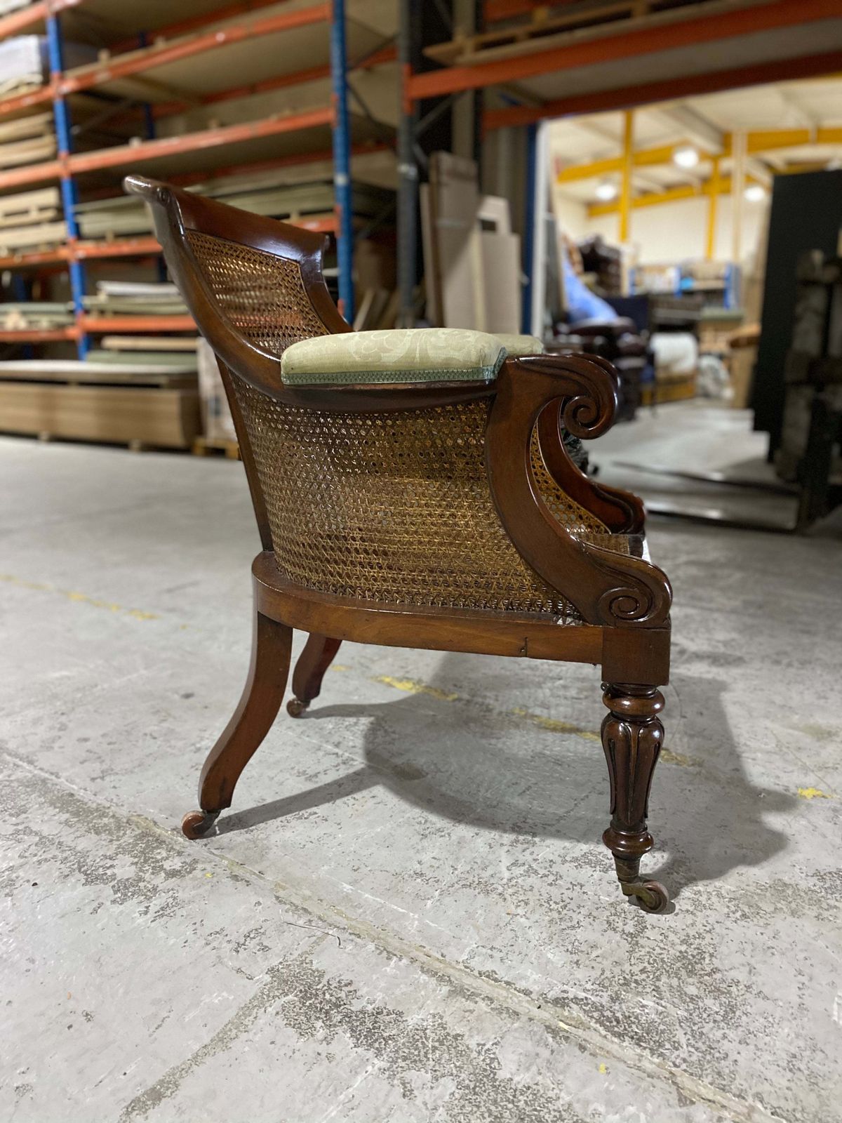 A Fine William IV Gentleman’s Reading Chair photo for sale
