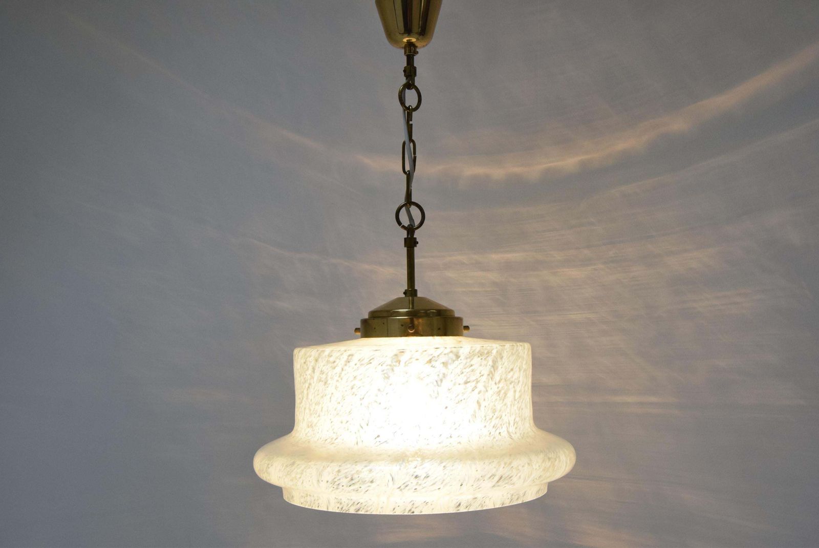 Mid Century Glass Pendant By Kamenicky Senov 1960's. photo furniture