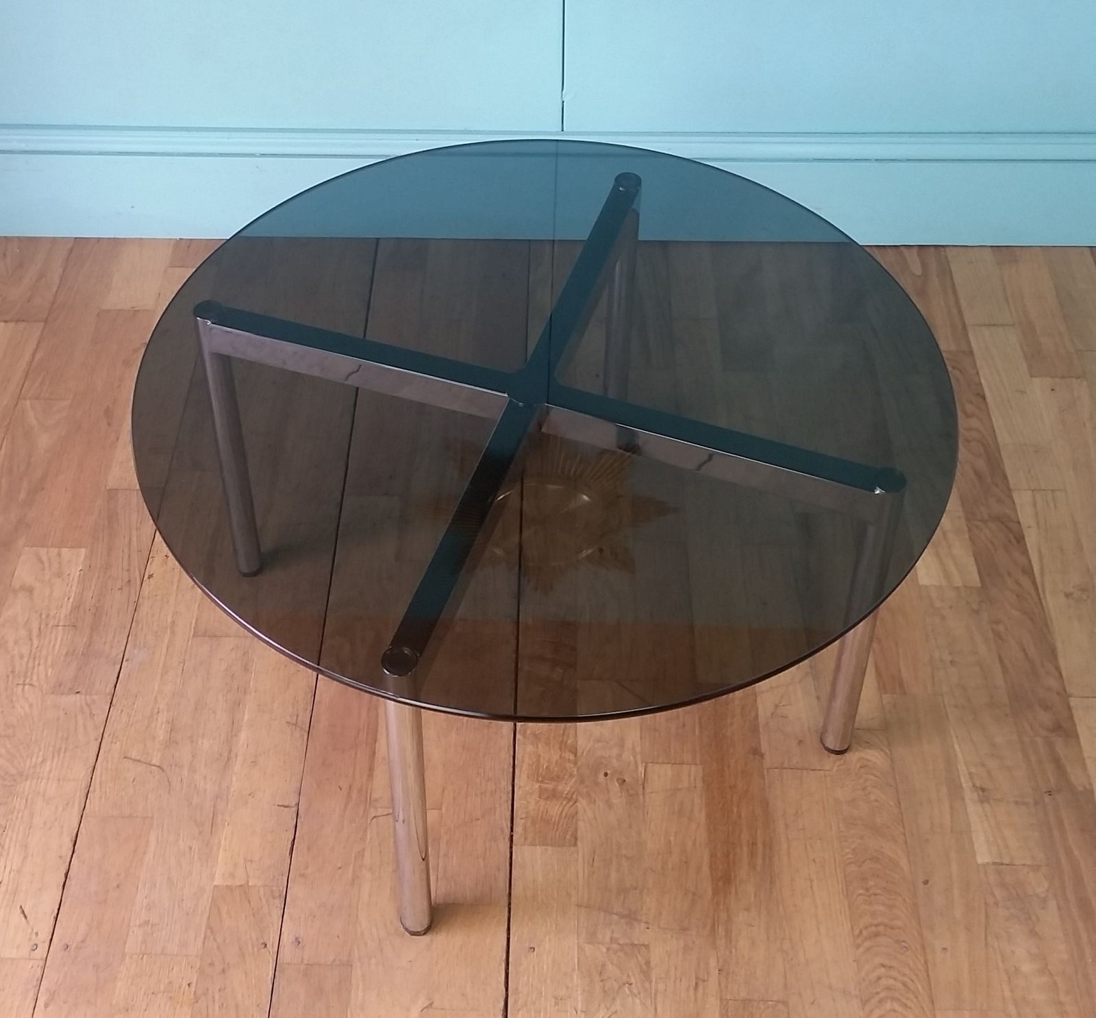 Italian Chrome Coffee Table, 1970s photo 275.0