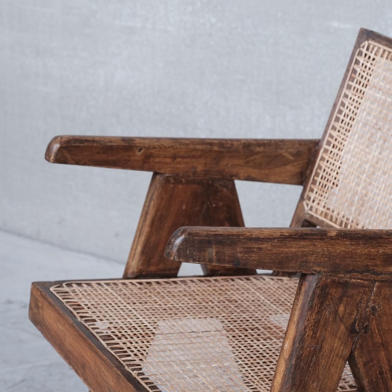 Pierre Jeanneret Pair Of Mid Century Office Armchairs photo vinterior