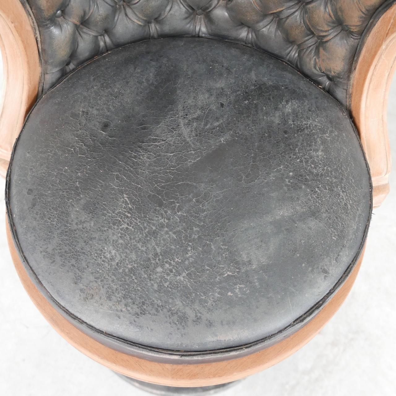 photo furniture Pair Of Antique Captain's Swivel Office Chairs 2