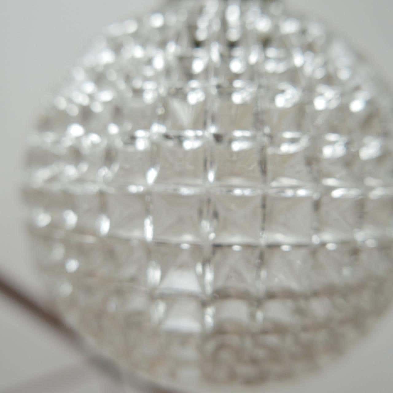 Late 20th Dutch Glass Ball Pendant Light (15 Left) photo Lighting