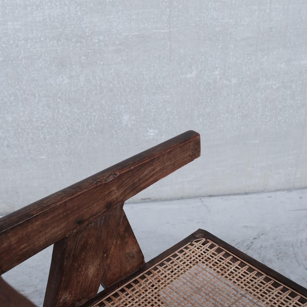 Pierre Jeanneret Mid Century Office Cane Chair Pj Si S8 B photo 9196.0