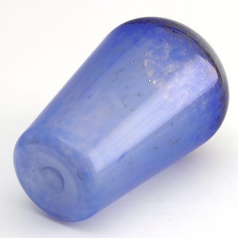 Monart Art Deco Glass Vase In Blue And Black With Aventurine C1930 photo buy