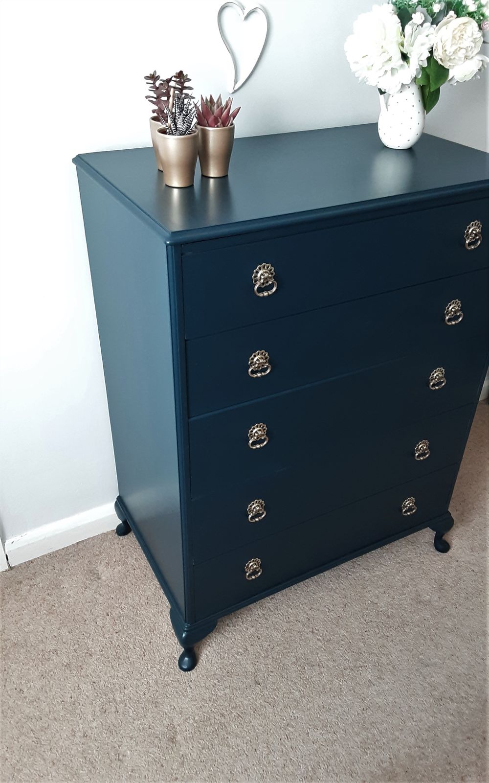 Queen Anne Style Drawers., 1960s photo Furniture