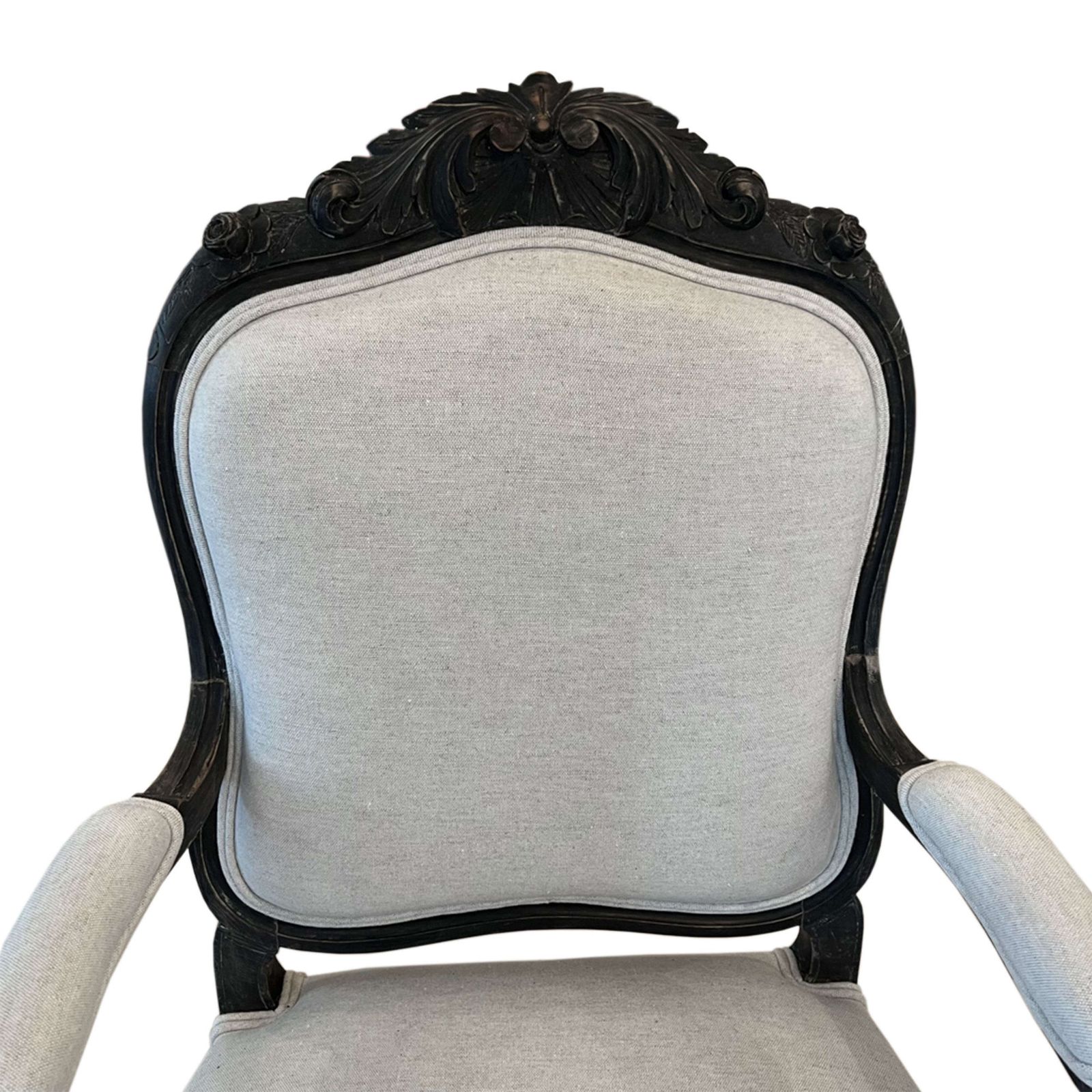 Pair Of Carved 19th Century Salon Chairs photo 3250.0