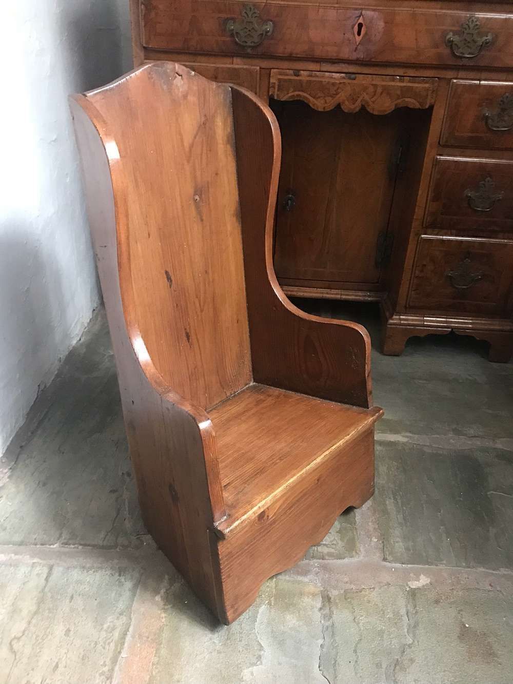 Child’s Pine Rocking Chair, 1800s photo for sale