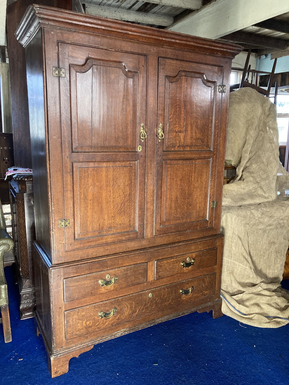 Oak Harness / Cloakroom /Housekeepers/Maids/Pantry Cupboard photo for sale